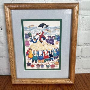 Barbara Lavallee “Polar Blanket Toss”  Printed in Alaska 1996